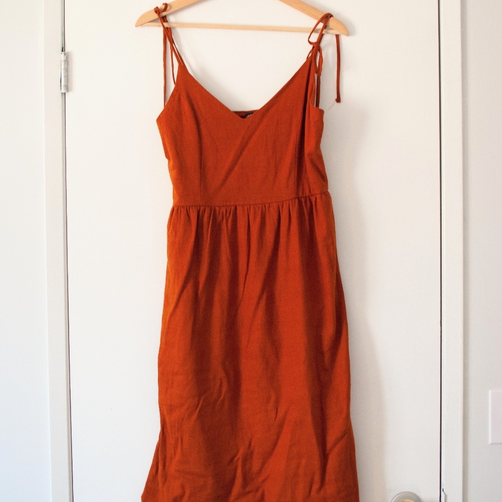 Burnt orange sundress